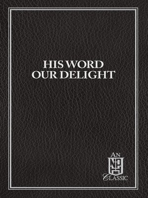 cover image of His Word Our Delight